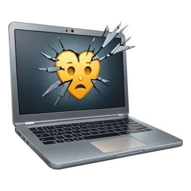 Throw laptop out of building sticker