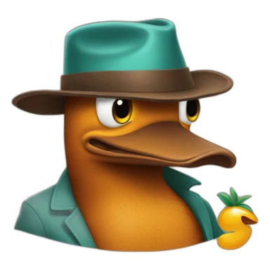 perry the platypus sticker