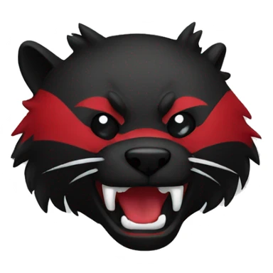 bearcat red and black sticker