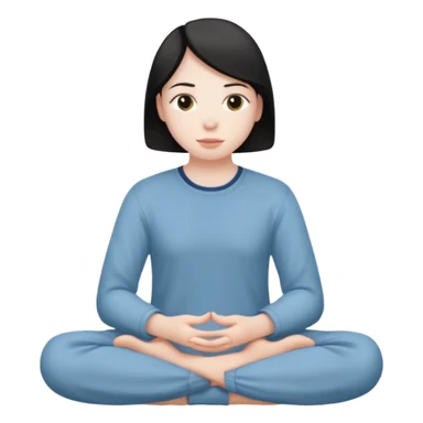 sitting still sticker