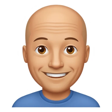 Bald dad sticker