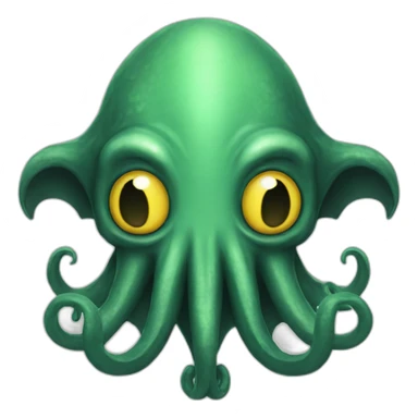 happy cthulu sticker