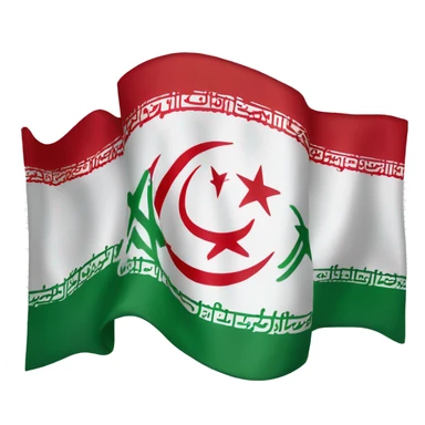 Iran flag without allah sticker