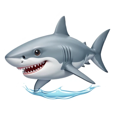 Tiburón con sapatos sticker