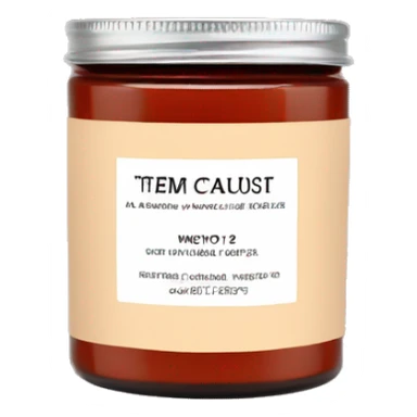 autumn vibe candle sticker