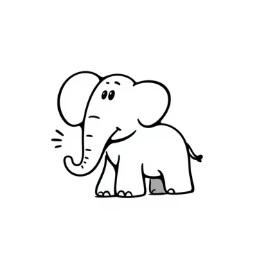 Elephant sticker