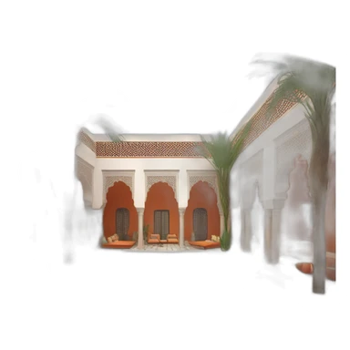 marrakech riad with pool sticker