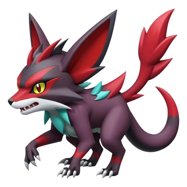 Noivern-Torracat-Zoroark full body sticker