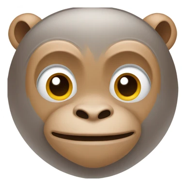 Monkey giving a sideeye sticker