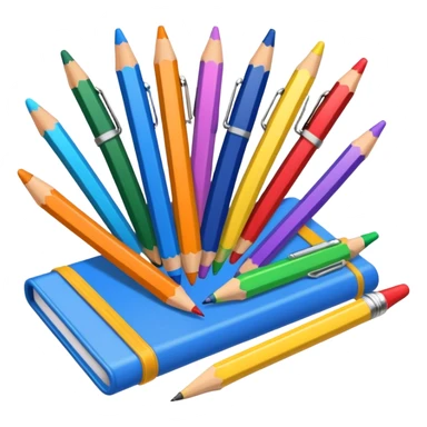 School supply sticker