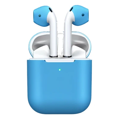 Air pods blue  sticker