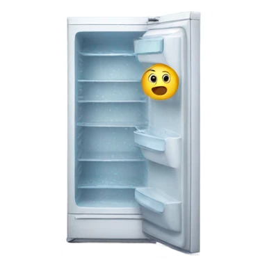Phone in freezer sticker