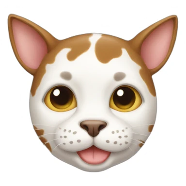 Cat cow sticker