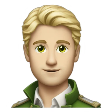 Full-length-fit-young-british-male-historian-with-blonde-hair-and-green-eyes sticker
