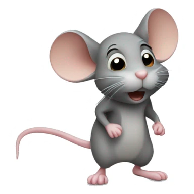 mouse in the wind sticker