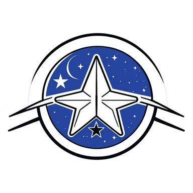 United States space force emblem  sticker