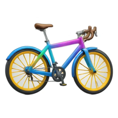 fun colorful bike sticker