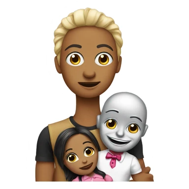 veventriloquist with a doll sticker