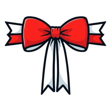 bow ribbon sticker
