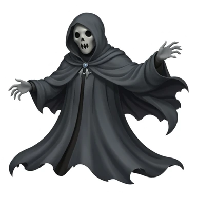 Dementor without face Floating in the air sticker