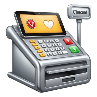 checkout till sticker