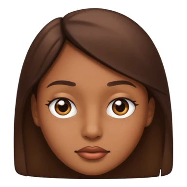 side eyeing face sticker