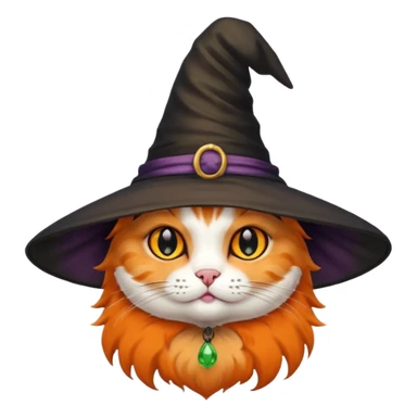 i want a halloween cat sticker
