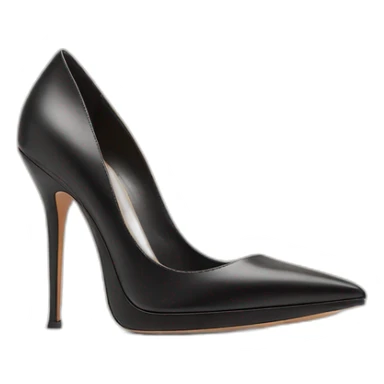 VALENTINO Tan-go PLATFORM PUMP black sticker