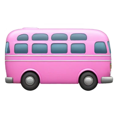 Pink bus sticker