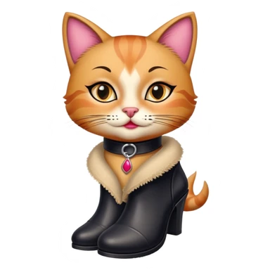 Puss in Boots with Makeup  sticker