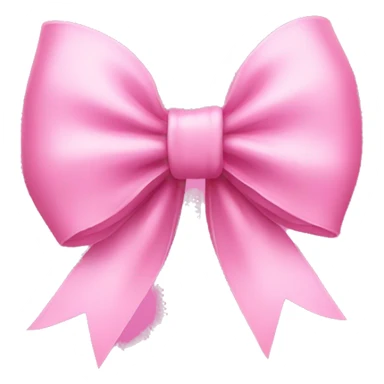 Pink bow sticker