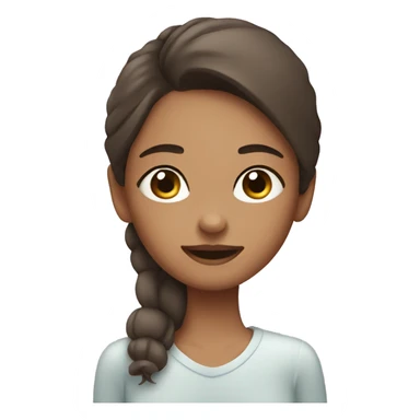 Girl doing skincare sticker