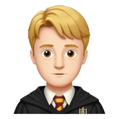 Hugh Mitchell is colin creevey in harry potter, wear hogwarts uniform sticker