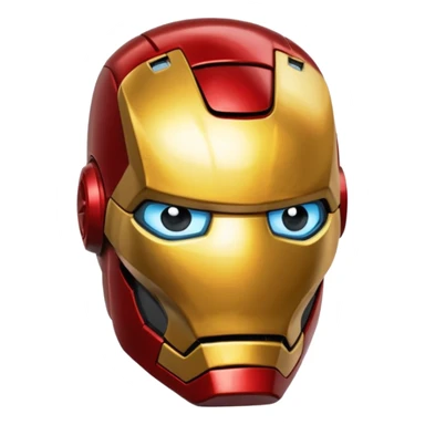 ironman's head  sticker