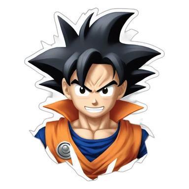 Goku ultra instinto sticker