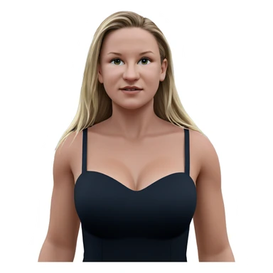 girl in black dress outdoors sticker