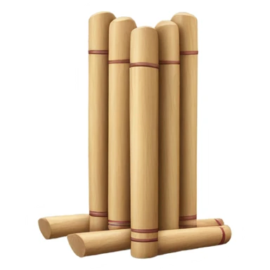 cricket stumps sticker