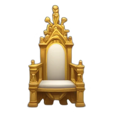 Orthagonal projection Throne Room sticker