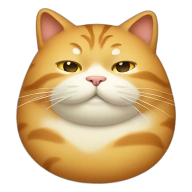 fat cat with a fat joint sticker