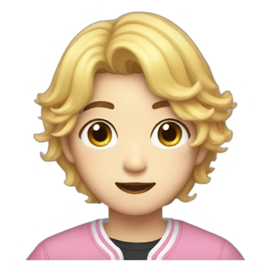 BTS v singer K-pop star sticker