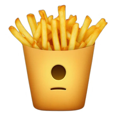 frachfries with some clums sticker