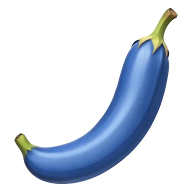 blue banana sticker