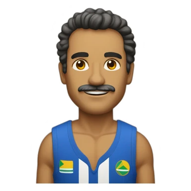 bosonaro na praia sticker