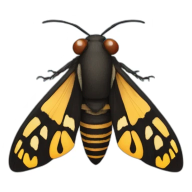 Deaths Head Moth sticker