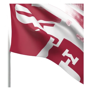 northwestern college flag sticker