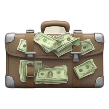 carrying case with cash sticker