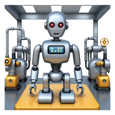 smartfactory with robot sticker