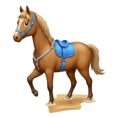 Horse on a beach  sticker
