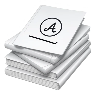 generate a small emoji for the word "artificial intelligence notes" sticker