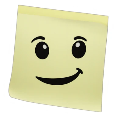 Post-It note sticker